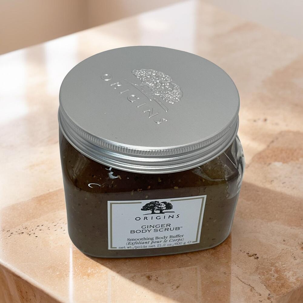 Origins Ginger Body Scrub Smoothing Body Buffer 21 oz Jumbo Size New With Seal